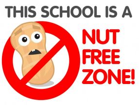 We are a Nut Free Zone!